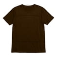 thumbnail image 3 of Domuza Mens Kangaroo Baby Carrier Shirt Funny Skin To Skin Short Sleeve V-Neck Tshirts 2026 Summer Fashion Comfortable Novelty Tops with Pocket Brown 3XL, 3 of 3