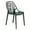 Black, variant on LeisureMod Plastic Dining Chair with Unique Cut-Out Design Stackable and Lightweight Accent Chair for Modern Home, Kitchen, Living Room Cornelia Collection