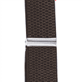 thumbnail image 5 of Buyless Fashion Textured Suspenders for Men - 48" Adjustable Straps 1 1/2" - X Back with Metal Clips - Brown, 5 of 8