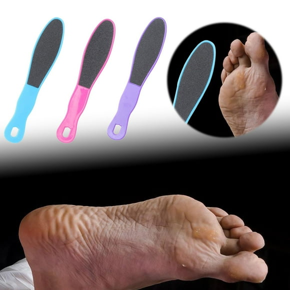 Lima doble para pies, eliminador de callos, exfoliante de piel muerta, paquete de limas para pies y manos