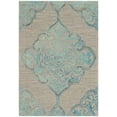 thumbnail image 2 of Safavieh Dip Dye Peregrine Floral Area Rug, Gray/Turquoise, 4' x 6', 2 of 8