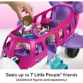 thumbnail image 5 of Fisher-Price Little People Barbie Toddler Toy Little Dream Plane with Lights Music & Figures for Pretend Play Ages 18+ Months, 5 of 5