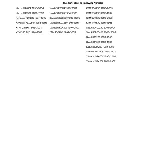 TUSK Enduro Lighting Kit Replacement Lithium Battery Pack with Charger Compatible with Honda XR650R 2000-2007 Compatible with Kawasaki KLX300 1997-2007