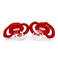 thumbnail image 4 of BabyFanatic Official Sport Pacifier 2-Pack - NCAA Nebraska Cornhuskers, 4 of 4