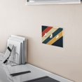thumbnail image 5 of Yayeee Toggle Light Switch Wall Plate 2-Gang 4.56"x4.48" Decorative Outlet Cover, Beige Stripes, 5 of 7