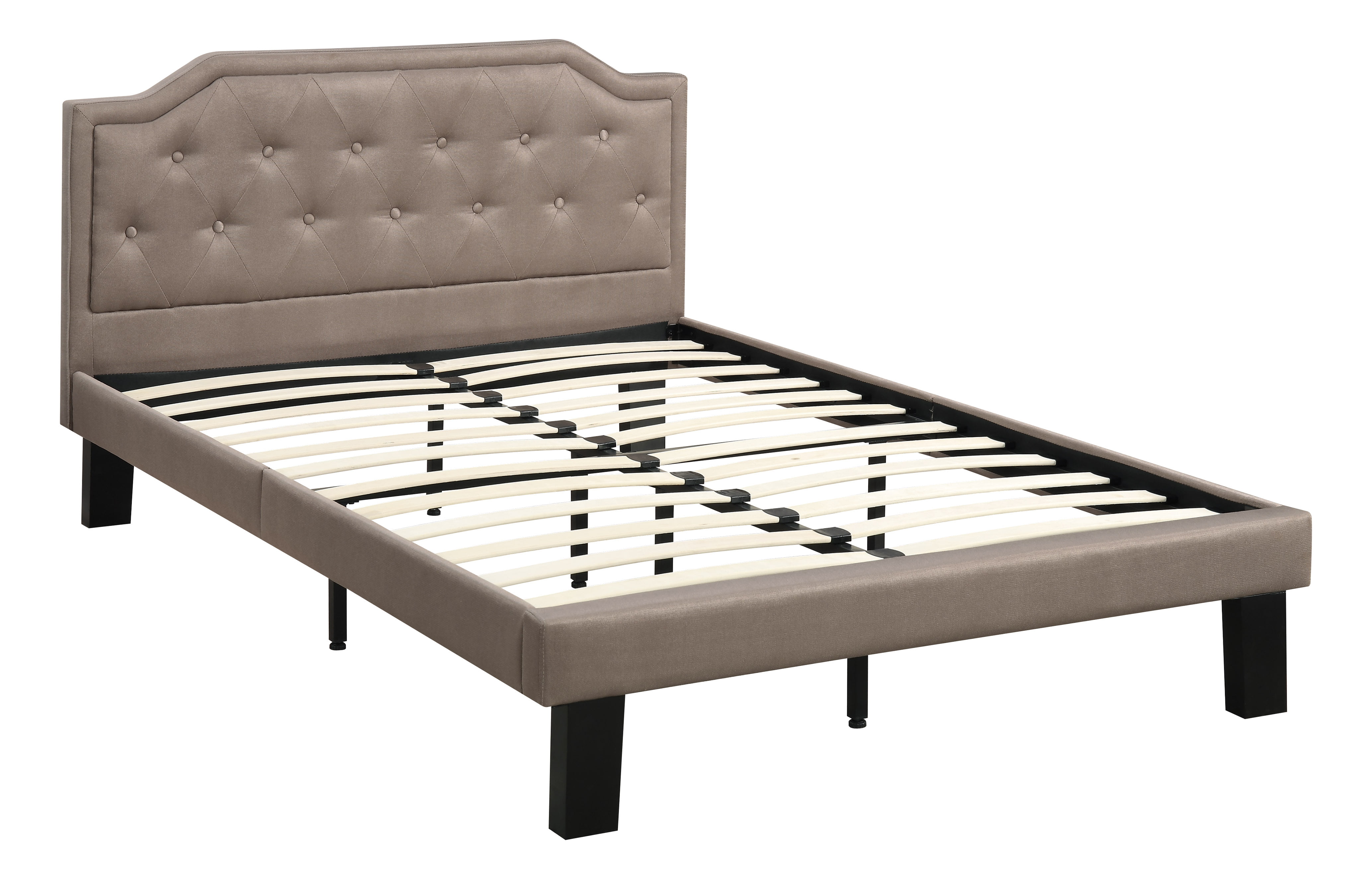 Details about   Poundex F9376T Bobkona Heartland PU Upholstered Twin Size Bed 
