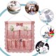 thumbnail image 4 of Bolsa de almacenamiento de proceso de bordado de encaje sobre el organizador de la puerta bolsas de almacenamiento colgantes Vhermosa, 4 of 5