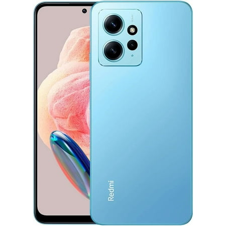 Xiaomi Redmi Note 12 4G LTE (128GB + 4GB) Global Unlocked 6.67" 50MP Triple (Ice Blue Global )