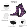 thumbnail image 4 of Disketp Mardi Gras and Donuts Unisex Mid-Calf Socks Lightweight Breathable Ventilation Ankle Socks, 4 of 7