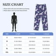 thumbnail image 4 of Vsdgher Cute Dog Print Mens Pajama Pants Sleep & Lounge Pants, PJ Bottoms With elastic waistb and Pockets, 4 of 5