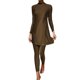 thumbnail image 1 of MKLEKYY Trajes De Baño Dama Women Summer Swimwear Female Two Piece Set Swimsuit Long Sleeve Beach Swimming Suit With Folds, 1 of 6