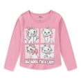 thumbnail image 2 of Disney The Aristocats Marie the Cat Long Sleeve Shirt (Girls), 2 Pack, Sizes 4-6X, 2 of 8