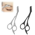 thumbnail image 1 of RKSTN Eyebrow Trimming Beauty & Personal Care Stainless Steel Trimmers Stainless Steel Trimmers Eyebrow Scissors with Comb Eyebrow Trimming Scissors Antiscratch for Beginners, 1 of 9