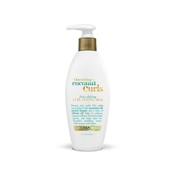 Leche acondicionadora Ogx coconut curls para rizos 177 ml