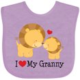 thumbnail image 3 of Inktastic I Love My Granny Boys or Girls Baby Bib, 3 of 4