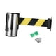 thumbnail image 4 of Barrera de cinta retráctil de pared multifuncional de acero inoxidable para colas 5 m Amarillo Negro, 4 of 9