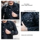 thumbnail image 4 of Chaqueta con estampado de leopardo para hombre Tendencia de moda Casual Chaqueta superior de manga larga con estampado de leopardo de un solo pecho Negro M, 4 of 5