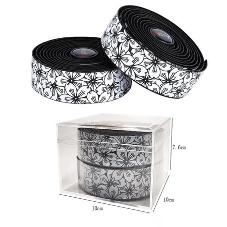 Road Bike Bar Tape Bicycle Handlebar Strap Sakura Pattern Shock Absorber Soft Handlebar Grip Tape Road Bike Gravel Handles Cover