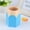 Blue, variant on Creative Makeup Brush Holder Pen Vase Pencil Pot Tidy Stationery Desk Container Blue Plastic