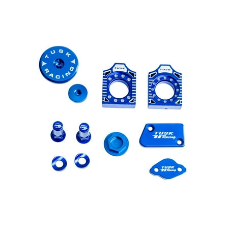 TUSK Billet Bling Kit Blue for Yamaha WR450F 2016-2021
