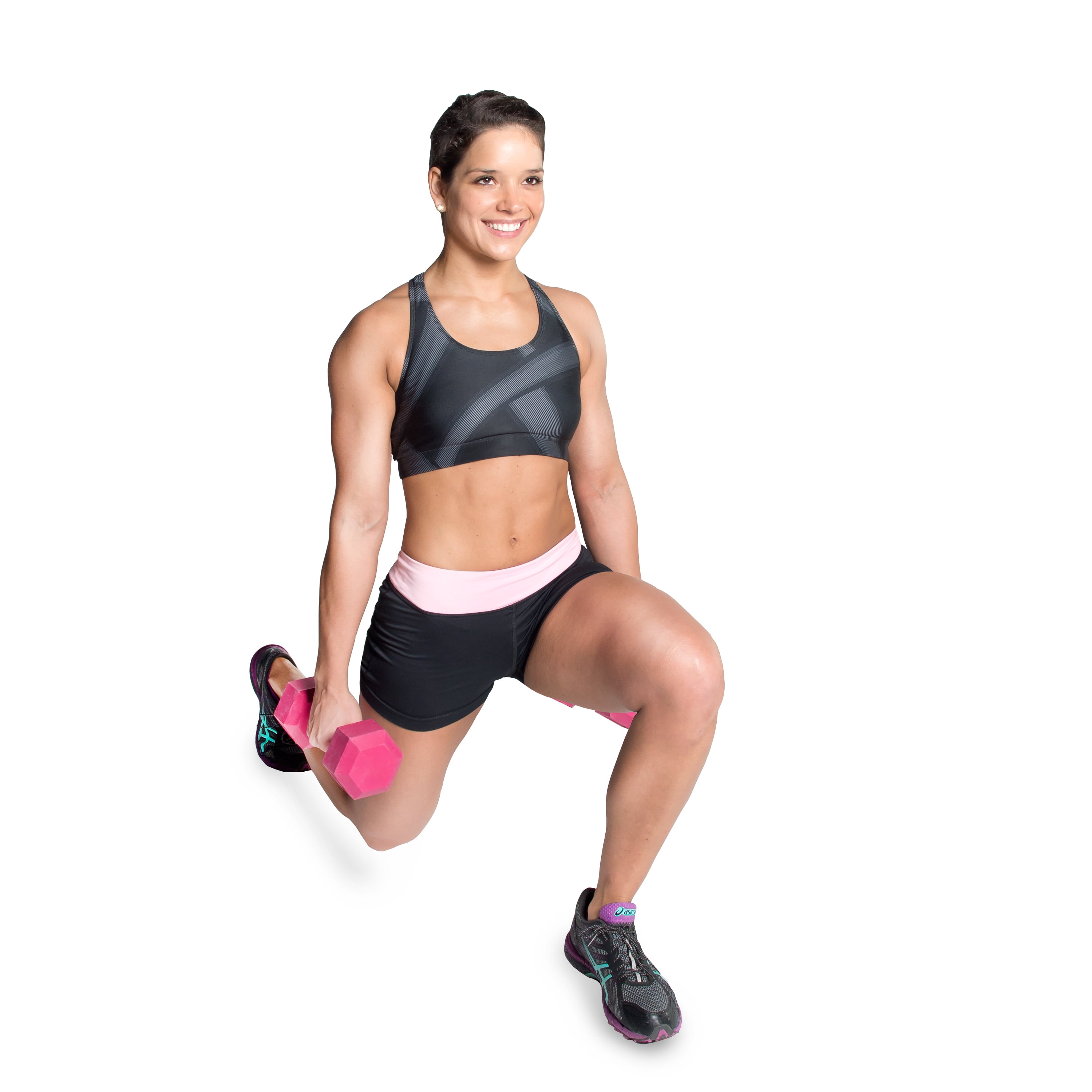 CAP Color Coated Hex Dumbbell, Gray, 15 lb