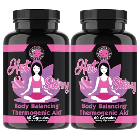 Women's Weight Loss Hot & Skinny Thermogenic Fat Burner, 2-Pack
