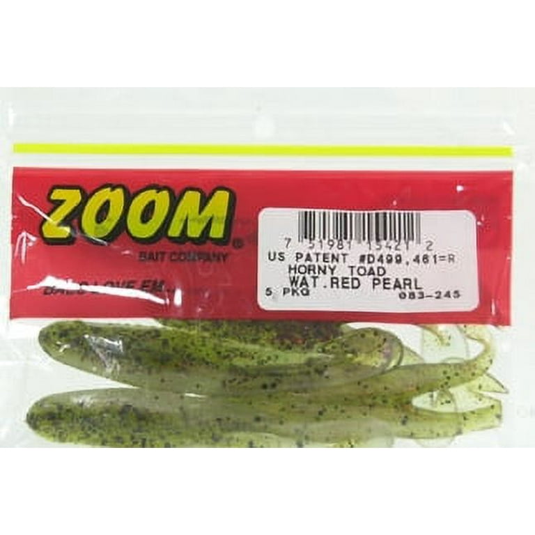 Zoom 083245 Horny Toad, 4 1/4 In. 5 Pack, Soft Baits 