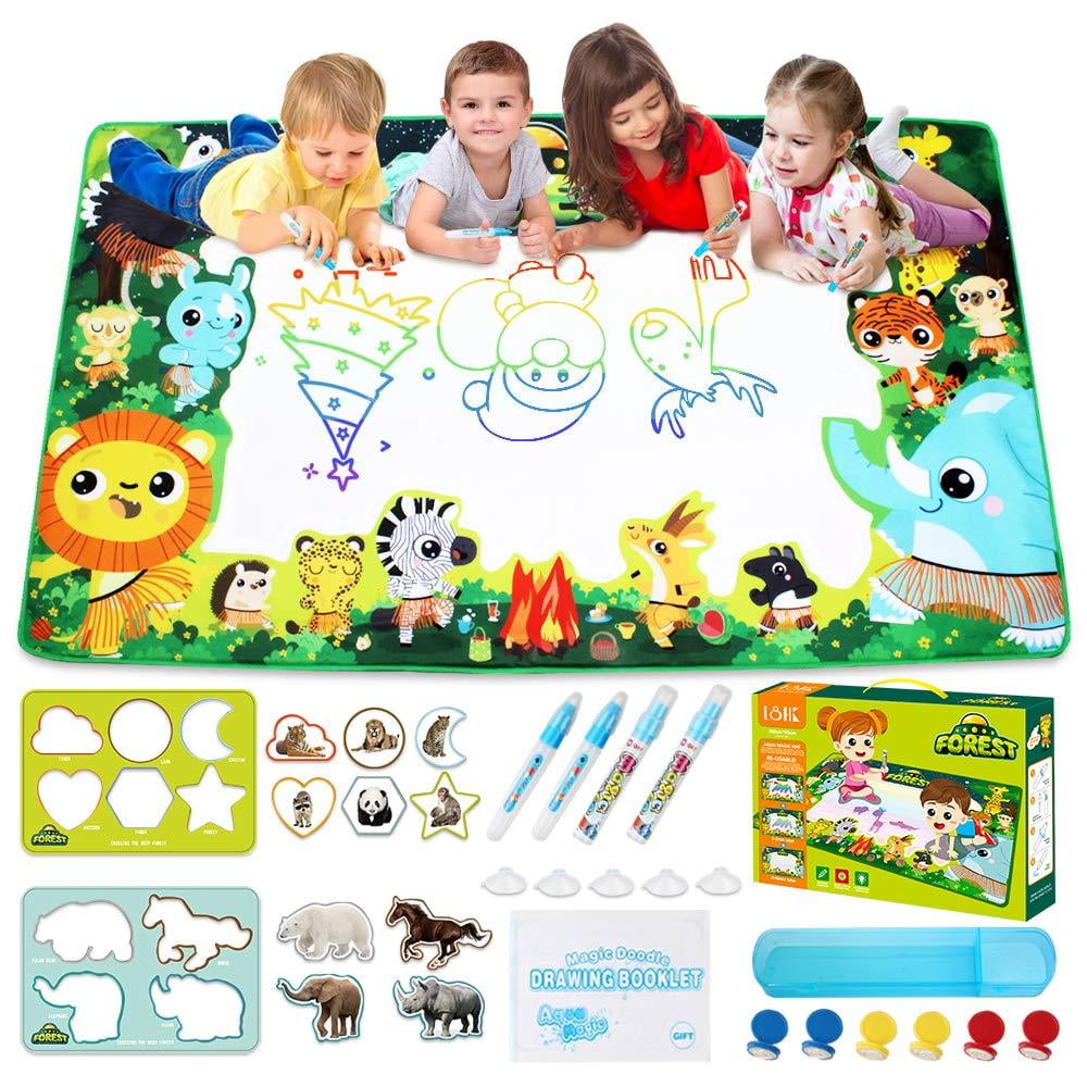 Large Water Drawing Mat for Kids Aqua Magic Water Doodle Drawing Mat