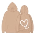 thumbnail image 6 of Aihuaihua Boys Girls Khaki Hoodies Graphic Hoodies for Girls Pull-over Sweatshirt for Girls Long Sleeve Tops Trendy Clothes 2025 Toddler Little Girls 120 Khaki, 6 of 6