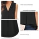 thumbnail image 5 of Chaleco con cuello en V para mujer, camiseta sin mangas, camiseta informal de poliéster, lavable a máquina, 5 of 6