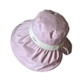 thumbnail image 3 of Mujeres gorro de sol de moda para caminatas para caminar de viaje Jardín de vacaciones de campamento Rosa, 3 of 10