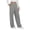 *Gray, variant on ClodeEU Women's Elaist Waist Wide Leg Sweatpants with Pockets ,Solid Color Casual Soft Lounge Pants Black,Womens Plus L