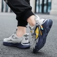 thumbnail image 6 of Futezty Kids Shoes High Fashion Sneakers Casual Sports Basketball Shoes Breathable Comfortable Boys Sneakers for Big Kids Boys Girls Shoes Kids Tennis Athletic Running Walking Lightweight Sneakers, 6 of 7