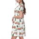 thumbnail image 2 of Balery Camp Van Vestidos sueltos de manga corta para mujer, vestidos de verano 2025, vestidos casuales de corte A con vuelo., 2 of 6