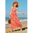 thumbnail image 2 of Vestido KILIG, formal de verano, para invitados a una boda, con tirantes finos, 2 of 5
