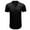 Black, variant on WREESH Men's Cotton Linen Henley Shirt Button Front Casual Solid Fashion Pullover Tops Gray