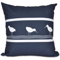 Simply Daisy 16" x 16" Birdwalk Animal Print Outdoor Pillow