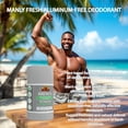 thumbnail image 6 of OKAY Men’s Aluminum‑Free Deodorant Clear Stick, 3 oz – All-Natural Daily Odor Protection, Aluminum-Free, Sulfate-Free, Gentle for Sensitive Skin, 6 of 7