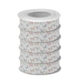 thumbnail image 2 of 5 Rolls Christmas Ribbon 1.5 inch Wide Decorative Ribbon for Gift Wrapping and Holiday Decorations Hand-drawn Pastel Colors Butterflies, 2 of 7