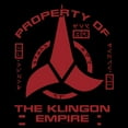 thumbnail image 2 of Men's Star Trek: Discovery Klingon Property  Pull Over Hoodie Black 2X Large, 2 of 4