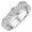 1 Ct Moissanite White Gold Plated, variant on Mens Moissanite Wedding Band 925 Sterling Silver 1Ct 9 Round Cut Engagement Ring White Gold Plated Size 9