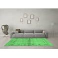 thumbnail image 3 of Ahgly Company Indoor Rectangle Abstract Emerald Green Contemporary Area Rugs, 8' x 10', 3 of 4