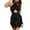 Black, variant on Jdlsppl Women's Club Backless Dress Open Back Halter Cutout Sequin Backless Dress Open Back Fringed Mini Backless Dress Open Back Summer Cocktail Disco Party Black 8-10
