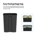 thumbnail image 3 of BinMax 13 Gallon Waste Bin Soft Closing Stainless Steel Silver Kitchen Step Trash Can, 3 of 8