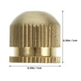 thumbnail image 2 of VORCOOL Metal Fixture Nuts Light Fixture Screw Caps Copper 8pcs, 2 of 8