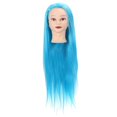 thumbnail image 2 of Professional Mannequin Head Hairdresser Training Head Hair Training Head Cosmetology DollSky Blue, 2 of 5