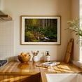 thumbnail image 3 of Stoney Fork Cascades 02 - North Carolina Photography Oak Framed Wall Art Print 24 x 36 inches, 3 of 6