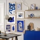 thumbnail image 2 of Póster de lienzo HD con líneas de cuerpo de niña azul, arte de pared abstracto simple escandinavo, impresión para decoración del hogar, dormitorio y sala de estar, 2 of 5