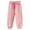 Pink, variant on WERYOUNG Girls Boys Sports Pants Summer Casual Fashion Solid Color Stretch Elastic Waist Drawstring Wide Leg Pants With Pockets Toddler Sweet Outdoor Wear,Beige,18-24 Months