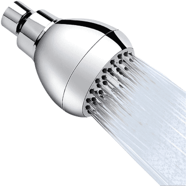 HIBIBUD Shower Head Rainfall Small Top-Spray Design Detachable Shower Head Boosted Water-Saving Bathroom Faucet Style